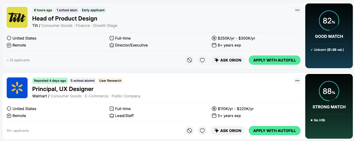 Jobright feature comparison emphasizing unlimited AI resume generation, one-click applications, AI job search and instant alerts.